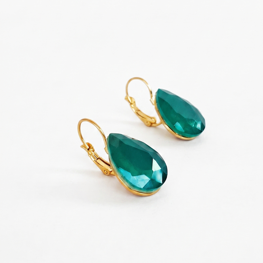 PENDIENTES RABAT VERDE