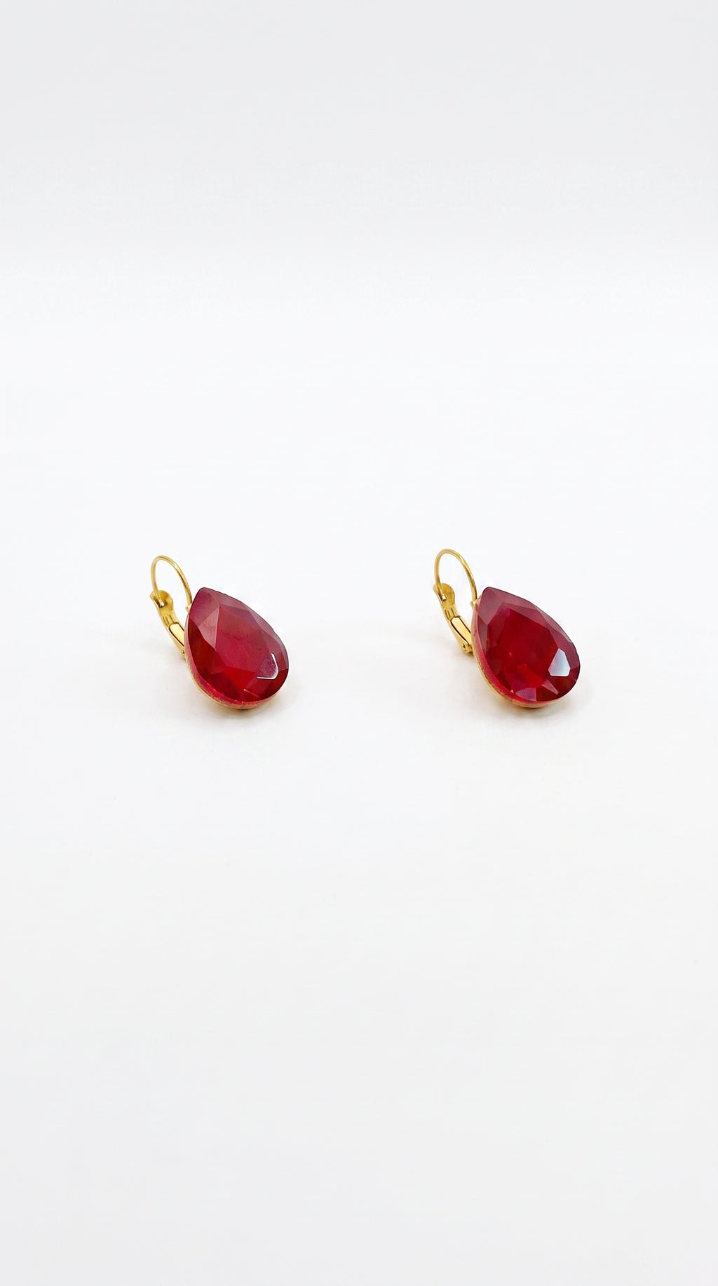 PENDIENTES RABAT BURDEOS