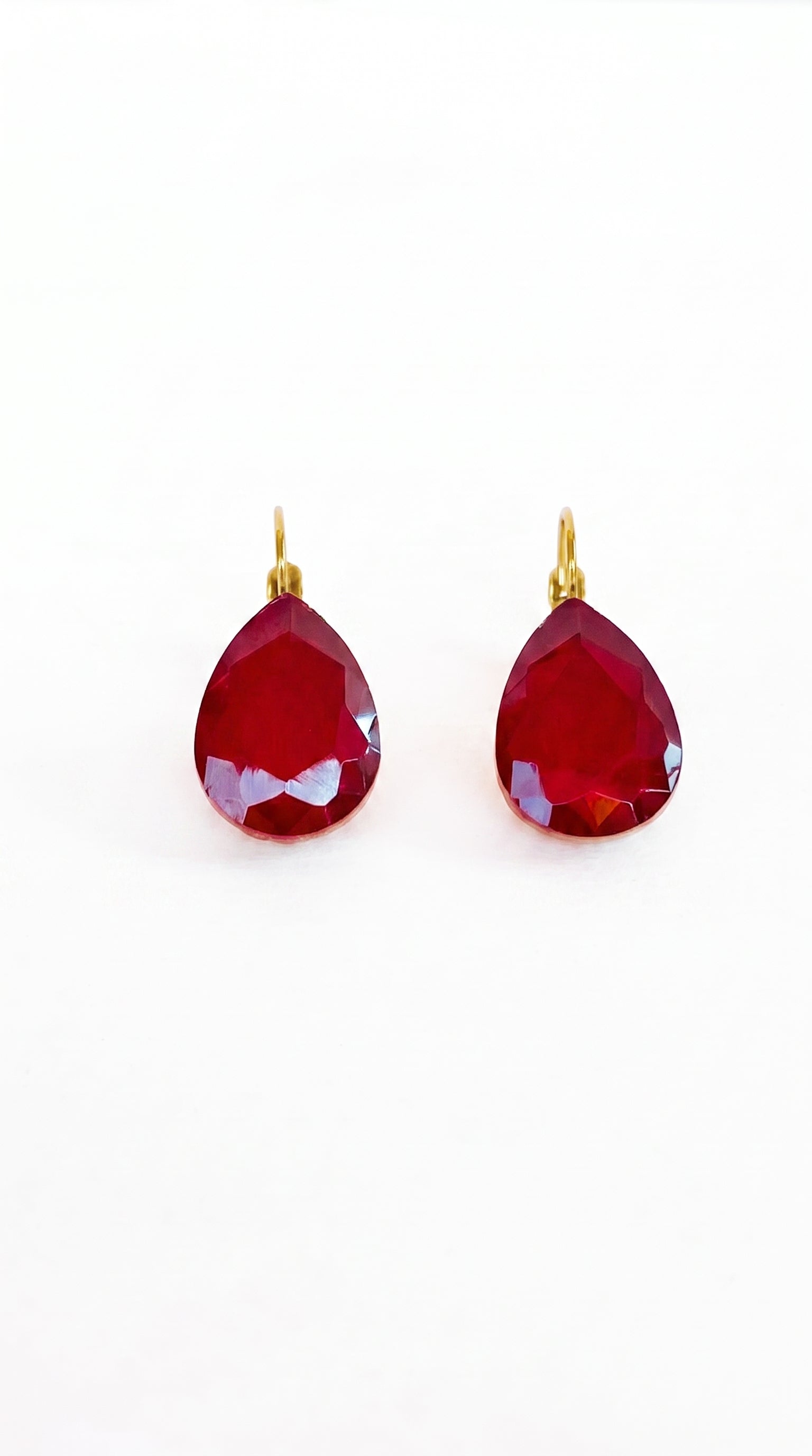 PENDIENTES RABAT BURDEOS