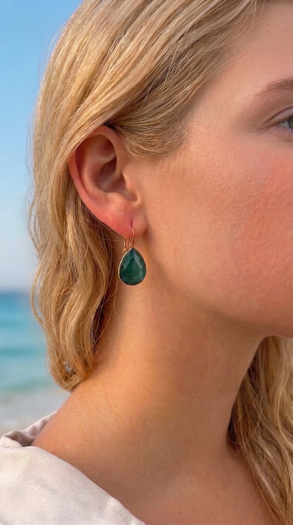 PENDIENTES RABAT VERDE