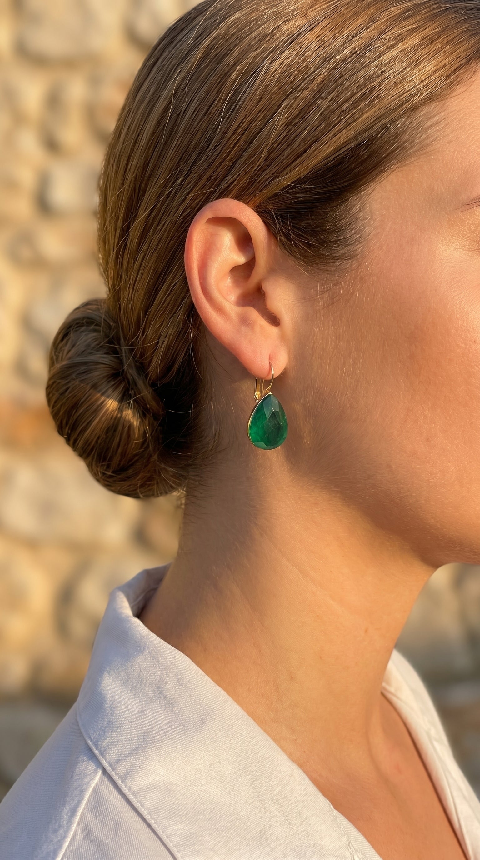 PENDIENTES RABAT VERDE