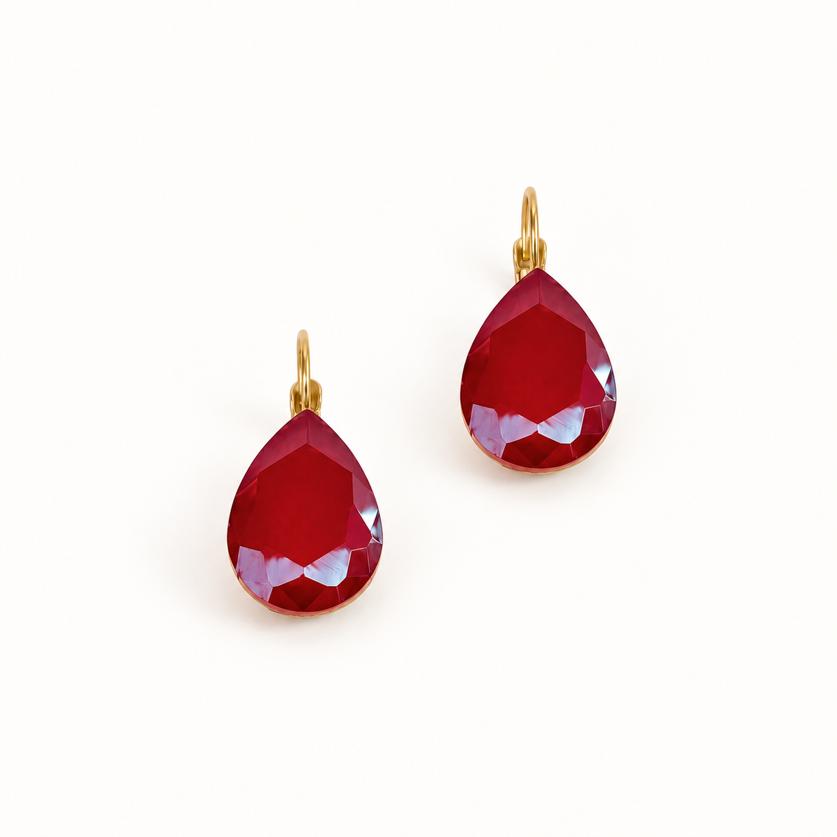 PENDIENTES RABAT BURDEOS